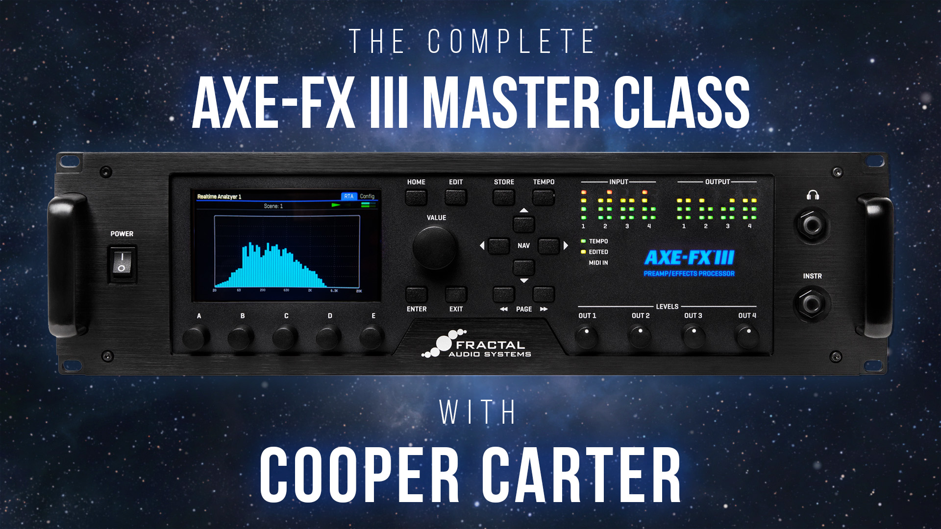 The Complete Axe-Fx III Master Class with Cooper Carter